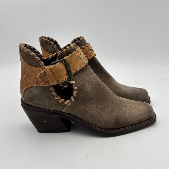 Jeffrey Campbell Walk The Line Ankle Boots Women's 36/6 Free People Indie Boho - Picture 3 of 12